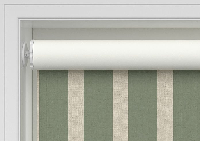 Emily Bond Parasol Stripe, Fern Green - Twist&Fit Roller Blind - Image 9